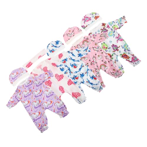 HEMOTON 5 Sätze Puppenkleidung Wiedergeborenes Zubehör Wiedergeborene Puppe Realistische Babypuppensachen Mini-puppenhauszubehör Wiedergeborene Babypuppen Mini-babypuppen Stoff von HEMOTON