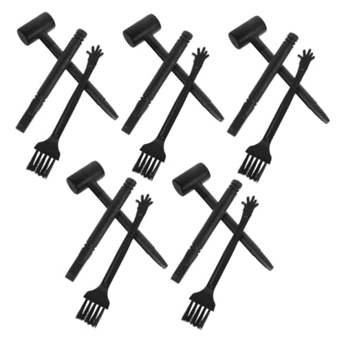 HEMOTON 5 Sets Archäologisches Ausgrabungsset, Enthält Mini-Hammer, Meißel Und Bürste, Dinosaurier-grabwerkzeuge Und Pädagogische Stem-Science-Sets Für Kinder, Die So Tun, Als Würden Sie von HEMOTON