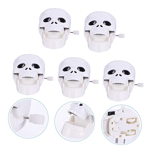 HEMOTON 5 Stück Gewundenes Hüpfspielzeug Uhrwerkspielzeug Für Uhrwerk Für Halloween -Requisiten Halloween-aufziehspielzeug Wickeln Auf Weiß Plastik HEMOTON 5 Stück Gewundenes Hüpfspielzeug Uhrwerkspielzeug Für Uhrwerk Für Halloween -Requisiten Halloween-aufziehspielzeug Wickeln Auf Weiß Plastik von HEMOTON