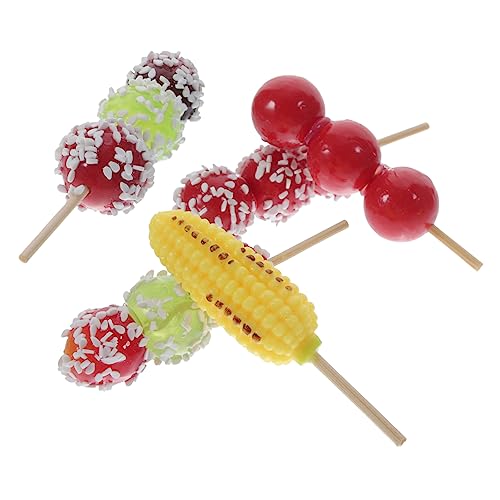 HEMOTON 5 Stück Grillspießmodell Mini Maschine Eiscreme Rollenspiel Barbecue Künstliches Braten Lebensmittelmodell Marshmallow Spieltablett Lebensmittelspielzeug Grill Mini HEMOTON 5 Stück Grillspießmodell Mini Maschine Eiscreme Rollenspiel Barbecue Künstliches Braten Lebensmittelmodell Marshmallow Spieltablett Lebensmittelspielzeug Grill Mini von HEMOTON