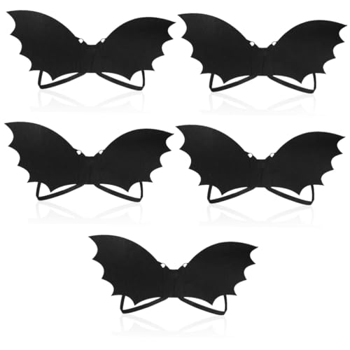 HEMOTON 5 Stück Halloween Fledermausflügel Cosplay Kostüm Accessoire Eva Flügel für Party Halloween Mitgebsel und Verkleidung Jungen Mädchen von HEMOTON
