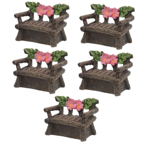 HEMOTON 5 Stück Mini-Stuhl Miniaturen Dekoration für Gartenverzierung Gartenzubehör Miniaturgartenmöbel Dollhouse Chair Puppenhaus-Gartentischstuhl Mini-Puppenhausmöbel Kunstharz HEMOTON 5 Stück Mini-Stuhl Miniaturen Dekoration für Gartenverzierung Gartenzubehör Miniaturgartenmöbel Dollhouse Chair Puppenhaus-Gartentischstuhl Mini-Puppenhausmöbel Kunstharz von HEMOTON