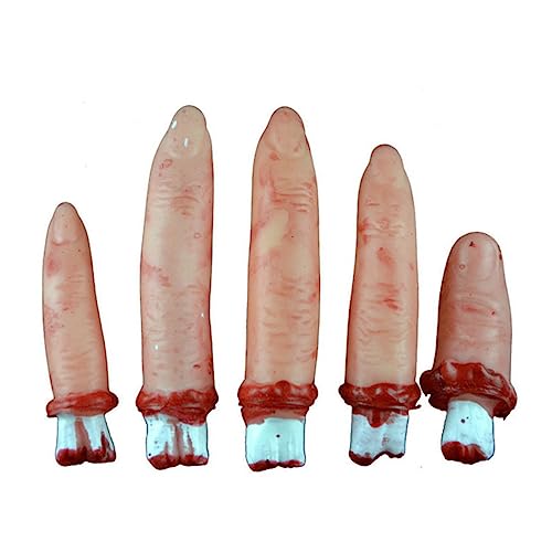 HEMOTON 5 Stück Requisiten Gebrochener Finger Halloween-Requisiten Beängstigend von HEMOTON