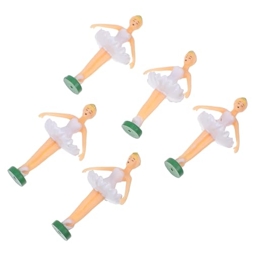 HEMOTON 5 Stück Teiliges Ballettpuppen Musikbox Accessoires Elegante Tanzende Figuren für Ihre Musikbox Dekoration für Sammler und von Ballett Deko von HEMOTON