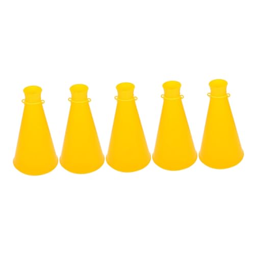 HEMOTON 5 Stück Teiliges Cheer Megaphone aus Kunststoff Laute Party Horns für Sportveranstaltungen Fußballspiele Party Wiederverwendbare Bunte Anfeuerungs Tröten für Fans und Spiele HEMOTON 5 Stück Teiliges Cheer Megaphone aus Kunststoff Laute Party Horns für Sportveranstaltungen Fußballspiele Party Wiederverwendbare Bunte Anfeuerungs Tröten für Fans und Spiele von HEMOTON