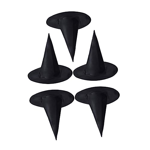HEMOTON 5 Stück Teiliges Dekorative Hexenhüte für Halloween Feiern Cosplay Accessoires Leichte und Bequeme Kostümhüte aus Strapazierfähigem Material HEMOTON 5 Stück Teiliges Dekorative Hexenhüte für Halloween Feiern Cosplay Accessoires Leichte und Bequeme Kostümhüte aus Strapazierfähigem Material von HEMOTON