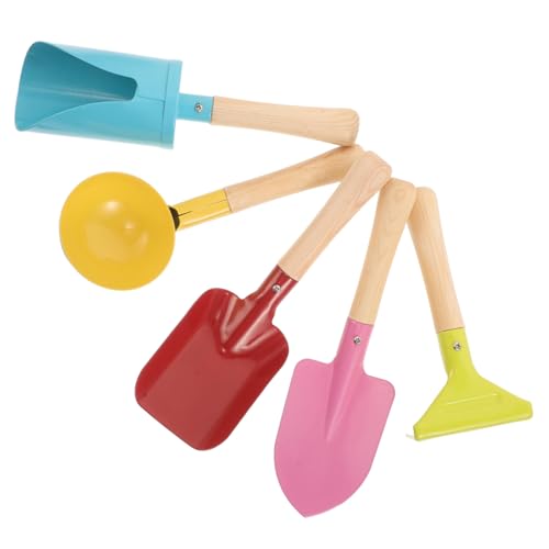 HEMOTON 5 Stück Teiliges Gartenspielzeug mit Mini-Schaufel Rechen und Kelle aus Sichere Abgerundete Gartenwerkzeuge für Sandkasten Strand und Outdoor-Spiel im Sommer HEMOTON 5 Stück Teiliges Gartenspielzeug mit Mini-Schaufel Rechen und Kelle aus Sichere Abgerundete Gartenwerkzeuge für Sandkasten Strand und Outdoor-Spiel im Sommer von HEMOTON
