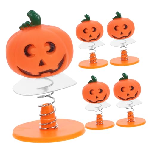 HEMOTON 5 Stück Teiliges Halloween Spring Cartoon Jumping Toys für Partygeschenke Mitgebsel für Halloween Feiern Energieeffizient Batteriefrei Ansprechend Leicht zu Transportieren von HEMOTON
