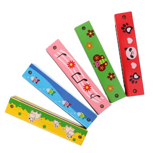 HEMOTON 5 Stück Teiliges Harmonikset aus Holz mit Doppel Löchern Spielerisches Musikinstrument für Anfänger Fördert Musikalische Kognitive Entwicklung und Eltern Junge Mädchen Interaktion HEMOTON 5 Stück Teiliges Harmonikset aus Holz mit Doppel Löchern Spielerisches Musikinstrument für Anfänger Fördert Musikalische Kognitive Entwicklung und Eltern Junge Mädchen Interaktion von HEMOTON