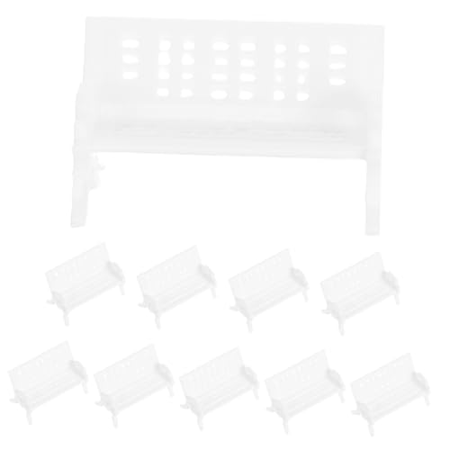 HEMOTON 5 Stück Teiliges Miniaturstuhl aus Robustem Kunststoff Kleiner Stuhl für Miniatur Szenen und Schreibtischdekoration Vielseitig Einsetzbar als Puppenhaus Accessoire von HEMOTON