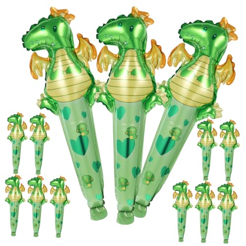 HEMOTON 50 Stück Dinosaurier Partyballons Wasserballons Tank Ballonbogen Inflator Ballons Pumpenbogen Für Ballons Aufblasbare Hammerballpumpe Ballonbogen Set Ballonpumpe Aus von HEMOTON