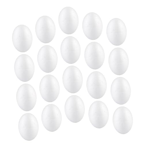 HEMOTON 50 Stück Fake Eier Stabile Schaumstoff Eier Modell Glatte Oberfläche zum Bemalen DIY Dekoration für Ostern Küchen Deko Bastelprojekte und Desktop Accessoires HEMOTON 50 Stück Fake Eier Stabile Schaumstoff Eier Modell Glatte Oberfläche zum Bemalen DIY Dekoration für Ostern Küchen Deko Bastelprojekte und Desktop Accessoires von HEMOTON
