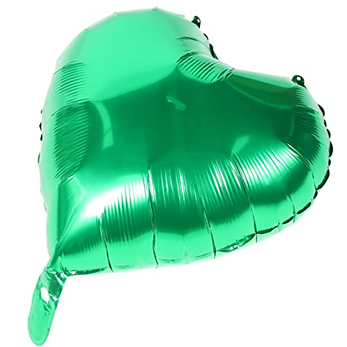 HEMOTON 50 Stück Folienballonständer Ballongirlande Ballonbogenständer Ballonring Happy Birthday Ballon Party Ballondekor Grüne Aluminiumfolie von HEMOTON