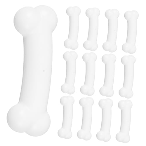 HEMOTON 50 Stück Halloween Dekoration Künstliche Plastik Knochen Simulation Realistische Fake Knochen Leicht Handhabbar Vielseitig Für Gruselige Deko Halloween Party von HEMOTON