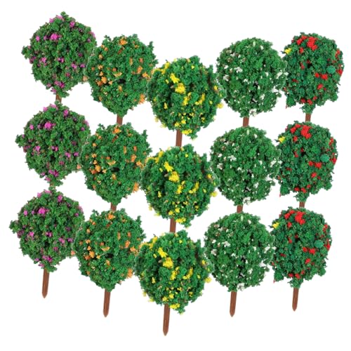 HEMOTON 50 Stück Kleine Sandtischbäume Dioramabäume Spielzeugbäume Miniatur Straßenbäume Dioramamaterialien Bäume Für Diorama Minibäume Zum Basteln Miniaturbäume Zum Basteln von HEMOTON