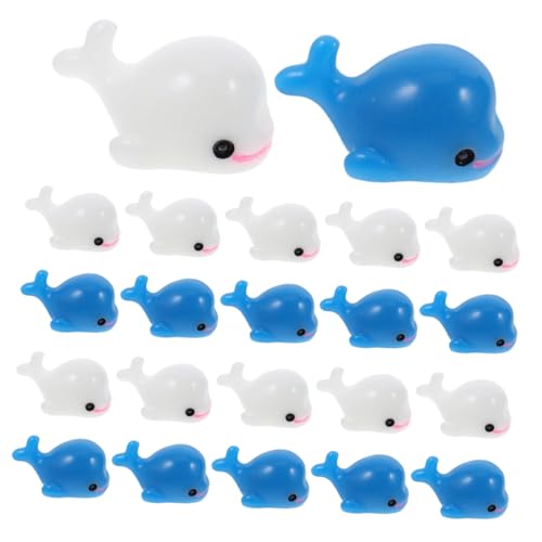 HEMOTON 50 Stück Mini- -Harz-Ornamente Bezaubernde Meerestierfiguren Für Dekorative Miniaturen Mit Moos- - von HEMOTON