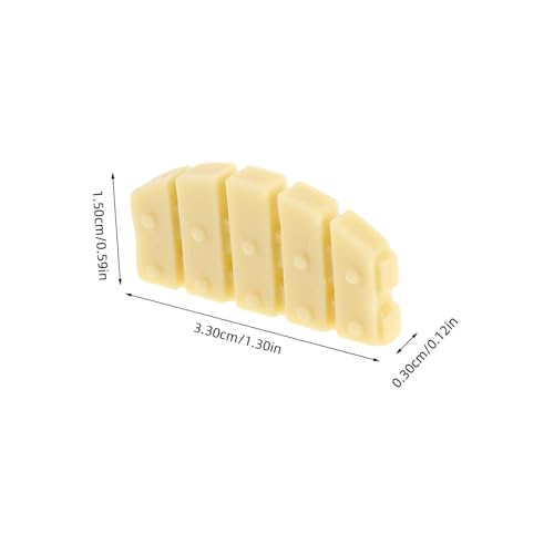 HEMOTON 50 Stück Teiliges Miniatur Resin Zaun Realistischer Gartenzaun für Micro Landschaft Robustes Harzmaterial für Puppenhaus Deko und DIY Bastelprojekte Kreative Miniatur von HEMOTON