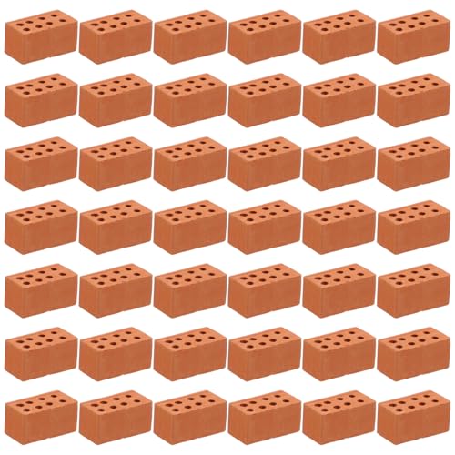 HEMOTON 50Stücke Ziegelsteine Realistische Bausätze für Puppenhaus Garten Mikrolandschaften Kreatives DIY Modellbauzubehör für Fantasievolle Bauprojekte HEMOTON 50Stücke Ziegelsteine Realistische Bausätze für Puppenhaus Garten Mikrolandschaften Kreatives DIY Modellbauzubehör für Fantasievolle Bauprojekte von HEMOTON