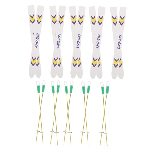 HEMOTON 5Er Set Mini Ski Mit Stöcken Wintersport Puppenhaus Wintersport Miniaturen Weihnachten Puppenhaus Miniatur Ski Weihnachten Winterszene Mini Puppe Schnee HEMOTON 5Er Set Mini Ski Mit Stöcken Wintersport Puppenhaus Wintersport Miniaturen Weihnachten Puppenhaus Miniatur Ski Weihnachten Winterszene Mini Puppe Schnee von HEMOTON