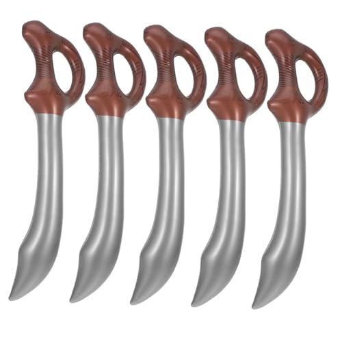 HEMOTON Aufblasbare Ballon Spielzeug Set 5pcs Kinder Piraten Kostüme Requisiten 70cm Piraten Spielzeug von HEMOTON