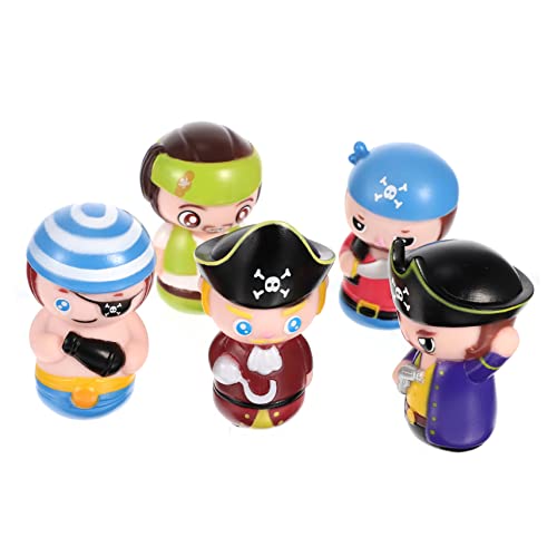 HEMOTON Cartoon-Piraten-fingerpuppen-Set Mit 5 Lustigen Und Kreativen Lernspielzeugen von HEMOTON
