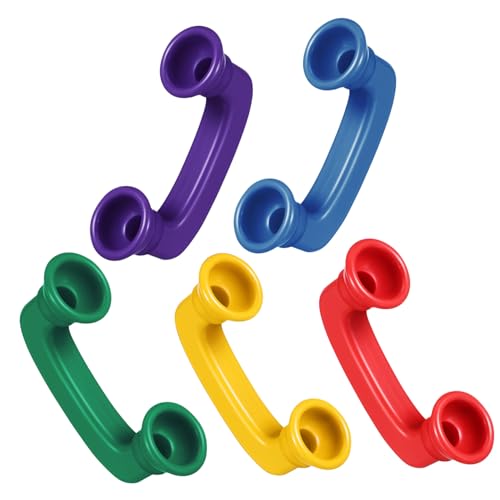 HEMOTON 5St -Ohrhörer Omelettring für Grillplatte Flüstertelefone zum Lesen Flüsterlesetelefone manipuliert Telefon kinderspielzeug -Telefone Telefon Abs von HEMOTON