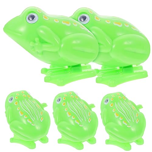 HEMOTON 5St Uhrwerk-Frosch- kinderspielzeug hühner zappelt Mini-Frösche Frösche Uhrwerkspielzeug für frühes Lernen Plastik Green HEMOTON 5St Uhrwerk-Frosch- kinderspielzeug hühner zappelt Mini-Frösche Frösche Uhrwerkspielzeug für frühes Lernen Plastik Green von HEMOTON