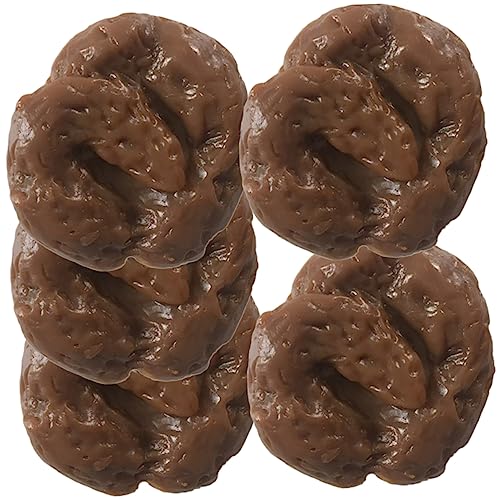 HEMOTON 5St simulierter Hocker Fake kotze funnytoys Funny witzige lustig gefälschte gefälschtes Kotspielzeug knifflige Requisiten Spielzeuge Halloween-Poop von HEMOTON