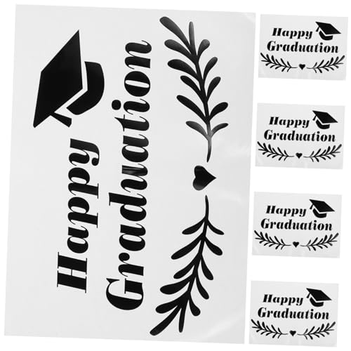 HEMOTON 5st Selbstklebende Aufkleber Für Luftballons Ballonaufkleber Für Den Abschluss Graduierungsabziehbilder Black HEMOTON 5st Selbstklebende Aufkleber Für Luftballons Ballonaufkleber Für Den Abschluss Graduierungsabziehbilder Black von HEMOTON