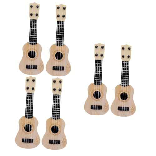 HEMOTON 6 STK Mini-Ukulele kinderinstrumente Kinder musikinstrumente Babyspielzeug aus Holz Kleinkind Gitarre Spielzeug für Kleinkinder Gitarren Spielzeug für die Früherziehung Mädchen von HEMOTON