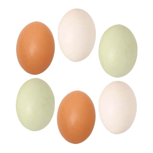 HEMOTON Realistisches Holzeier-Set 6-teilig Osterdeko Eier Basteln Und So Tun Als Ob Für Kinder HEMOTON Realistisches Holzeier-Set 6-teilig Osterdeko Eier Basteln Und So Tun Als Ob Für Kinder von HEMOTON