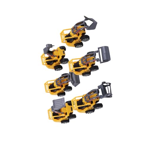HEMOTON 6 Stk Bagger-ornament Kuchen Drehscheibe Dekorationen Partygeschenke Essbar Tortendeko Einschulung Yellow HEMOTON 6 Stk Bagger-ornament Kuchen Drehscheibe Dekorationen Partygeschenke Essbar Tortendeko Einschulung Yellow von HEMOTON