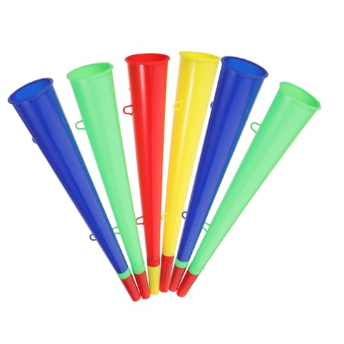 HEMOTON 6 Stk Spiel Horn Stadion Hörner Lärm Prost Favorisieren Trompeten Instrument Band Megaphon Jubeln Ereignis Leuchtendes Wildhorn Sportspiel Trompete Sportfans Trompete HEMOTON 6 Stk Spiel Horn Stadion Hörner Lärm Prost Favorisieren Trompeten Instrument Band Megaphon Jubeln Ereignis Leuchtendes Wildhorn Sportspiel Trompete Sportfans Trompete von HEMOTON