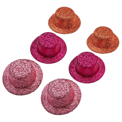 HEMOTON 6 Stück Bunte Glitzer Mini Hüte aus Multifunktionale Kleine Partyhüte für Haustiere Puppen und DIY Bastelbedarf Dekorative Kappen für Schleichtiere und Figuren Zufällige Farbe HEMOTON 6 Stück Bunte Glitzer Mini Hüte aus Multifunktionale Kleine Partyhüte für Haustiere Puppen und DIY Bastelbedarf Dekorative Kappen für Schleichtiere und Figuren Zufällige Farbe von HEMOTON