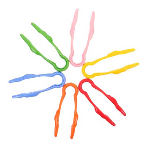 HEMOTON 6 Stück Clip- für Kreativität fördern Erzieherisches Outdoor Feinmotorische Aktivitäten im Vorschulalter Pinzette zum Basteln Plastik HEMOTON 6 Stück Clip- für Kreativität fördern Erzieherisches Outdoor Feinmotorische Aktivitäten im Vorschulalter Pinzette zum Basteln Plastik von HEMOTON