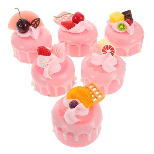 HEMOTON 6 Stück Künstliche Cupcake-Ausstellung: Realistische Kühlschrankmagnete Für Gefälschte Kuchen, Künstliche Dessertkuchen-Modelle Für Bäckerei-Shop-Ausstellung, von HEMOTON