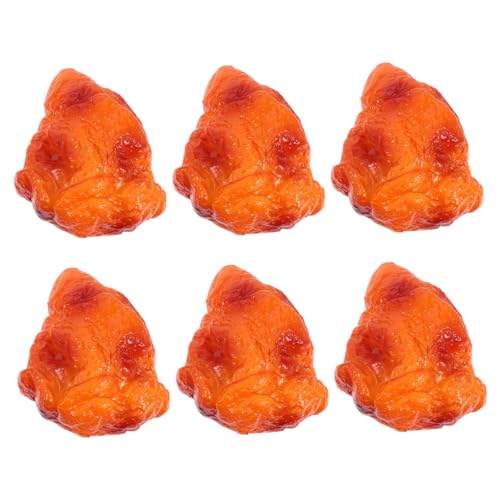 HEMOTON 6 Stück Künstliche Hähnchenstücke Lebensechte Fake Food Requisiten für Partytüten Pranks und Küchen Dekoration Realistische Hähnchenmodelle für Erwachsene HEMOTON 6 Stück Künstliche Hähnchenstücke Lebensechte Fake Food Requisiten für Partytüten Pranks und Küchen Dekoration Realistische Hähnchenmodelle für Erwachsene von HEMOTON