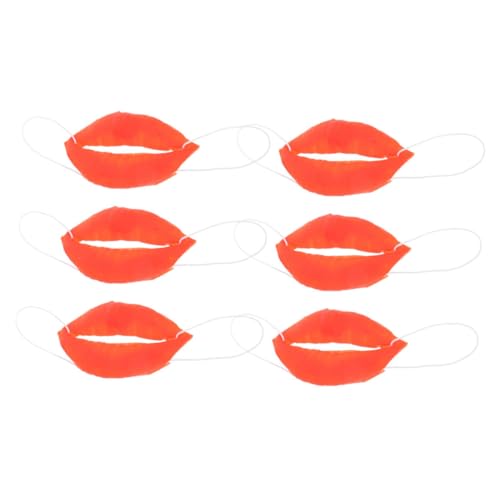 HEMOTON 6 Stück Lustige Requisiten Gesichts-Cosplay-Wurst-Mund Wurst Mund Dekorative Mundstütze Großes Wurstmaul Plastik Rot HEMOTON 6 Stück Lustige Requisiten Gesichts-Cosplay-Wurst-Mund Wurst Mund Dekorative Mundstütze Großes Wurstmaul Plastik Rot von HEMOTON