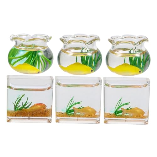 HEMOTON 6 Stück Mini Aquarium Dekoration Heimdekoration Puppenhaus Schreibtisch Ornament Miniatur Landschaftsdekoration Puppenhaus Fischglas Aquarium Zufällige Farbe HEMOTON 6 Stück Mini Aquarium Dekoration Heimdekoration Puppenhaus Schreibtisch Ornament Miniatur Landschaftsdekoration Puppenhaus Fischglas Aquarium Zufällige Farbe von HEMOTON