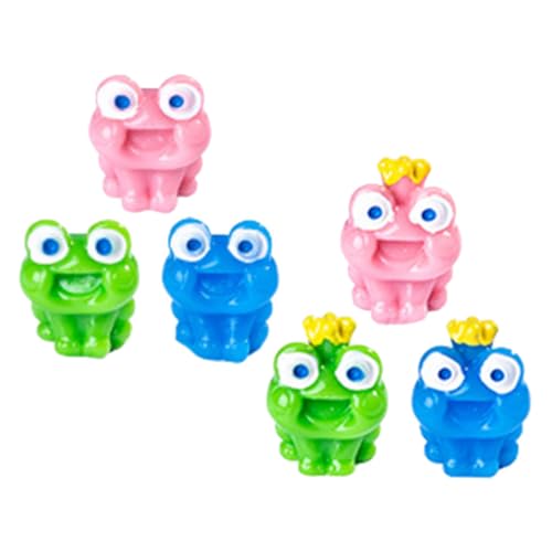 HEMOTON 6 Stück Miniatur Frosch Figuren Teiliges DIY Deko für Märchengärten und Mini Landschaften Kreative Resin Frosch Statuen Grün Blau für Aquarien und Puppenhäuser HEMOTON 6 Stück Miniatur Frosch Figuren Teiliges DIY Deko für Märchengärten und Mini Landschaften Kreative Resin Frosch Statuen Grün Blau für Aquarien und Puppenhäuser von HEMOTON