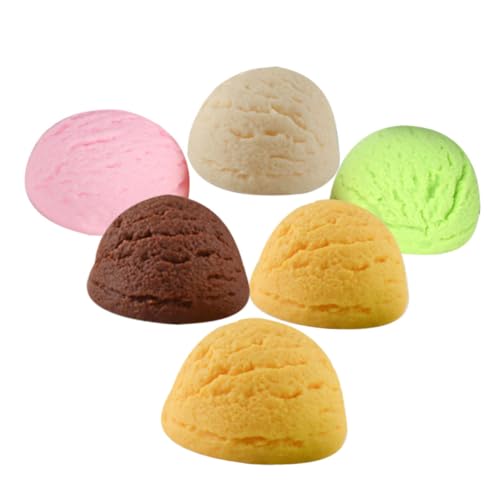 HEMOTON Lebensechtes Eiscreme-Modell 6 Stück Kunsteis Zur Präsentation Perfektes Eisdielen-Spielzeug HEMOTON Lebensechtes Eiscreme-Modell 6 Stück Kunsteis Zur Präsentation Perfektes Eisdielen-Spielzeug von HEMOTON