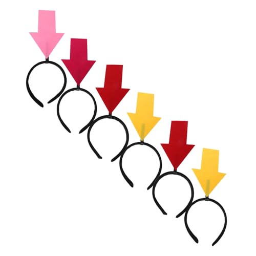 HEMOTON 6 Stück Pfeilkopf Form Haarschmuck Neuartige Foto Requisiten für Karneval Partys Festivals und Cosplay von HEMOTON