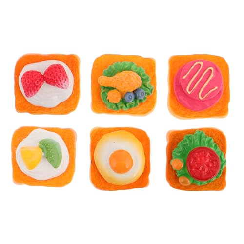 HEMOTON 6 Stück Sandwich Modell Künstliches Brot Mini Brot Künstliches Sandwich Miniatur Puppenhaus Essen Gefälschtes Essen Kleine Lebensmittel Dekoration Miniatur Figuren Essen HEMOTON 6 Stück Sandwich Modell Künstliches Brot Mini Brot Künstliches Sandwich Miniatur Puppenhaus Essen Gefälschtes Essen Kleine Lebensmittel Dekoration Miniatur Figuren Essen von HEMOTON