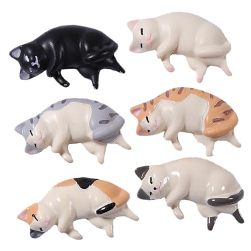 HEMOTON 6 Stück Simulierte Katzenornamente Aus Kunstharz Mini-Katze Aus Harz Kätzchen-Modelle Mini-katzenstatue Desktop-katzendekor Kleine Tierfiguren Pflanzer Katzenfigur Minikatzen HEMOTON 6 Stück Simulierte Katzenornamente Aus Kunstharz Mini-Katze Aus Harz Kätzchen-Modelle Mini-katzenstatue Desktop-katzendekor Kleine Tierfiguren Pflanzer Katzenfigur Minikatzen von HEMOTON