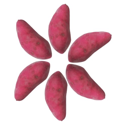 HEMOTON 6 Stück Simulierte Süßkartoffel Modell Outfit Kartoffelpresse Kartoffeln Künstliches Gemüse Lebensmittel Requisiten Zur Präsentation Kartoffelfigur Lebensechtes HEMOTON 6 Stück Simulierte Süßkartoffel Modell Outfit Kartoffelpresse Kartoffeln Künstliches Gemüse Lebensmittel Requisiten Zur Präsentation Kartoffelfigur Lebensechtes von HEMOTON