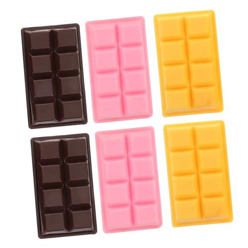 HEMOTON 6 Stück Simuliertes Schokoladenmodell Schokoladendekor Multifunktions Gefälschte Schokolade Küche Essen Rollenspiel Faux Dessert Schokoriegel Display Requisite Gefälschte HEMOTON 6 Stück Simuliertes Schokoladenmodell Schokoladendekor Multifunktions Gefälschte Schokolade Küche Essen Rollenspiel Faux Dessert Schokoriegel Display Requisite Gefälschte von HEMOTON