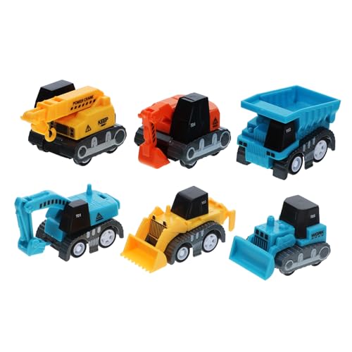 HEMOTON 6 Stück Technisches Fahrzeugmodell Kinderauto Monster Truck Spielzeugautos Auto Auto Konstruktionsspielzeug -abschleppwagen Lkws Autospielzeug Abs HEMOTON 6 Stück Technisches Fahrzeugmodell Kinderauto Monster Truck Spielzeugautos Auto Auto Konstruktionsspielzeug -abschleppwagen Lkws Autospielzeug Abs von HEMOTON