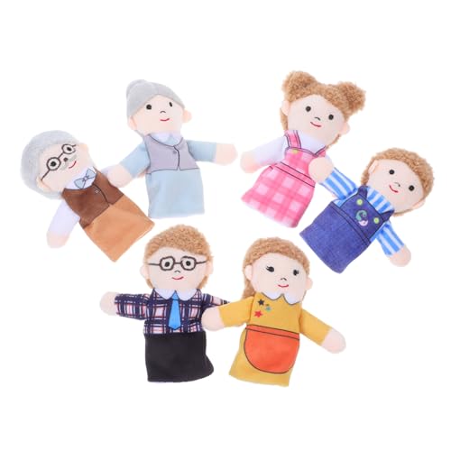 HEMOTON 6 Stück Teiliges Familien Fingerpuppen aus Plüsch für Pädagogisch Fördert Kreatives Geschichtenerzählen Rollenspiele und Familienbindung Sanft und Vielseitig für Theater und HEMOTON 6 Stück Teiliges Familien Fingerpuppen aus Plüsch für Pädagogisch Fördert Kreatives Geschichtenerzählen Rollenspiele und Familienbindung Sanft und Vielseitig für Theater und von HEMOTON