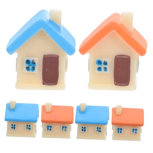 HEMOTON 6 Stück Teiliges Miniatur Haus Figuren aus Robustem Wetterbeständigem Harz für Pflanzentopf Puppenhaus und Feengarten für DIY Mikro-landschaften und Kreative Gartenarbeit HEMOTON 6 Stück Teiliges Miniatur Haus Figuren aus Robustem Wetterbeständigem Harz für Pflanzentopf Puppenhaus und Feengarten für DIY Mikro-landschaften und Kreative Gartenarbeit von HEMOTON