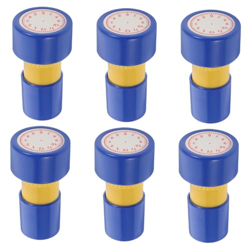 HEMOTON 6 Stück Teiliges Selbstfärbendes Lernstempel Uhrzeit Erkennen Präzise Uhr Stempel für Schüler Lehrer Interaktive Lernspielzeug Sicher und Langlebig HEMOTON 6 Stück Teiliges Selbstfärbendes Lernstempel Uhrzeit Erkennen Präzise Uhr Stempel für Schüler Lehrer Interaktive Lernspielzeug Sicher und Langlebig von HEMOTON